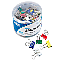 Office Depot® Brand Fashion Binder Clips, 1/2", Assorted Colors, Pack Of 100 1 thumbnail image