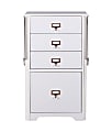 SEI 48"W Fold-Out Open Organizer And Craft Computer Desk, White 1 thumbnail image
