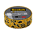 Scotch® Expressions Washi Tape, 5/8" x 393", Gold Flowers 1 thumbnail image