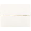 JAM Paper® Booklet Invitation Envelopes, A2, Gummed Seal, 30% Recycled, White, Pack Of 25