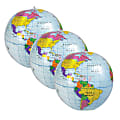 Learning Resources Inflatable World Globes, 12", Pack Of 3 Globes 1 thumbnail image