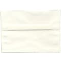 JAM Paper® Parchment Booklet Invitation Envelopes, A7, Gummed Seal, 30% Recycled, White, Pack Of 25