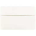 JAM Paper® Booklet Invitation Envelopes, A8, Gummed Seal, 30% Recycled, White, Pack Of 25