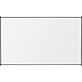 Lorell® Porcelain Unframed Dry-Erase Whiteboard, 48" x 36", Satin Aluminum Frame
