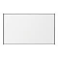Lorell® Porcelain Unframed Dry-Erase Whiteboard, 48" x 72", Satin Aluminum Frame