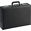 LYS NuSparc Expandable Attache Case, 12 1/2"H x 17 1/2"W x 4"D, Black 1 thumbnail image
