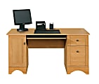 Realspace® Dawson 60" Computer Desk, Canyon Maple