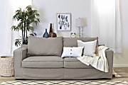 Serta® Colton 85" Sofa With Slipcover, Light Beige 1 thumbnail image