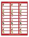 Great Papers!® Holiday Address Labels, 2011600, Rectangle, 2 5/8" x 1", Ginger Friends, Pack Of 150 1 thumbnail image