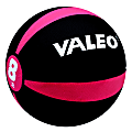 Valeo Medicine Ball, 8 Lb, Black/Pink 1 thumbnail image