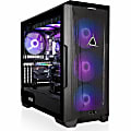 CLX SET Gaming Desktop PC, Intel Core i9, 32GB Memory, 1TB Solid State Drive, 4TB Hard Drive, Windows 11 Home, NVIDIA GeForce RTX 4070 Ti 12 GB GDDR6X, Black 1 thumbnail image