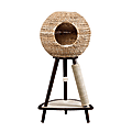 Sauder® Pet Home Natural Sphere Cat Tower, 43 3/4"H x 19 7/8"W x 21 5/8"D, Espresso 1 thumbnail image