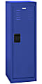 Sandusky Steel Locker, 48"H x 15"W x 15"D, Blue