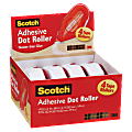 Scotch® Adhesive Dot Roller Value Pack, .31" x 49' - 4 / Pack - Clear