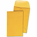 Universal Envelope - Coin - #1 - 20 lb - Gummed - Light Brown Kraft - Kraft Paper - 500 / Box 1 thumbnail image