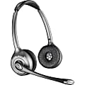 Plantronics WH350 Headset - Stereo - Wireless - DECT - Over-the-head - Binaural - Circumaural 1 thumbnail image