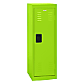 Sandusky Steel Locker, 48"H x 15"W x 15"D, Green
