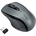 Kensington® Pro Fit™ Wireless Mouse, Mid-Size, Graphite Gray