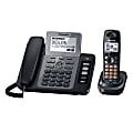 Panasonic® KX-TG9471B DECT 6.0 Digital 2-Line Corded/Cordless Phone System With Digital Answering