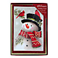 Markings by C.R. Gibson® Holiday Cards With Envelopes, 5" x 7", Snowman, Pack Of 18