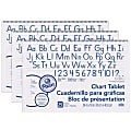 Pacon® Chart Tablets, Manuscript Cover, 24" x 16", 1-1/2" Ruled, White, 25 Sheets Per Tablet, Pack Of 3 Tablets 1 thumbnail image