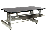 InMovement Elevate DT2 Standing Desk Riser, Dark Ash 1 thumbnail image
