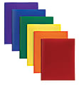 Office Depot® Brand Poly 2-Pocket Portfolio With Fasteners, Assorted Colors