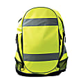 R3® Safety Hi-Visibility Reflective Backpack, Lime Green