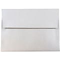JAM Paper® Booklet Invitation Envelopes, A6, Gummed Seal, Stardream Metallic Silver, Pack Of 25 1 thumbnail image