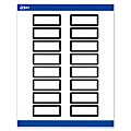 Avery® Print-To-The-Edge Labels & Sure Feed®, S00-D29-PRWMP10, 1" x 2-5/8", Matte White, Preprinted Double Black Border Design, Pack Of 160 1 thumbnail image