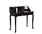 Monarch Specialties Wood 36"W Secretary Desk, Dark Cherry 1 thumbnail image