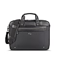 Solo New York Irving Slim Briefcase With 15.6" Laptop Pocket, Black