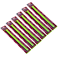 Ashley Productions Magnetic Magi-Strips, 3/4” x 12’, Lime Green, 12 Strips Per Pack, Set Of 6 Packs 1 thumbnail image