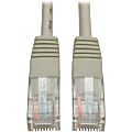 Tripp Lite 4ft Cat5e / Cat5 350MHz Molded Patch Cable RJ45 M/M Gray 4' 1 thumbnail image