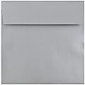 JAM Paper® Square Stardream Metallic Envelopes, 6 1/2" x 6 1/2", Gummed Seal, Silver, Pack Of 25 1 thumbnail image