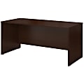 Bush Business Furniture Components Credenza Desk 60"W x 24"D, Mocha Cherry, Premium Installation