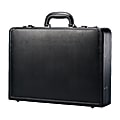 Samsonite® Bonded Leather Attach? Case, 13"H x 17.9"W x 4 1/4"D, Black