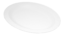 Carlisle Oval Platter Trays, 12" x 9", White, Pack Of 24 1 thumbnail image