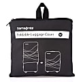 Samsonite® Foldable Luggage Cover, 7 7/8"H x 7 1/8"W x 1 9/16"D, Black
