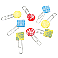 i.e.™ Fashion Paper Clips, 2", Pattern, Assorted Colors, Pack Of 16 1 thumbnail image