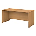 Bush Business Furniture Components Office Desk 66"W x 30"D, Light Oak, Standard Delivery 1 thumbnail image