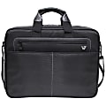 V7 Cityline Carrying Case for 16.1" Notebook, Ultrabook, MacBook, iPad, Tablet PC, Accessories - Black