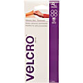 VELCRO® Brand VELCRO Brand Permanent Adhesive Dots - Permanent Adhesive Backing - Acid-free - 80 / Pack - White