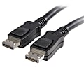 StarTech.com Short DisplayPort 1.2 Cable With Latches, 1'