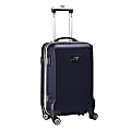 Denco 2-In-1 Hard Case Rolling Carry-On Luggage, 21"H x 13"W x 9"D, Carolina Panthers, Navy