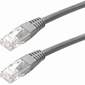 4XEM 25FT Cat5e Molded RJ45 UTP Network Patch Cable (Gray) - 25 ft Category 5e Network Cable for Network Device, Notebook - First End: 1 x RJ-45 Network - Male - Second End: 1 x RJ-45 Network - Male - 1 Gbit/s - Patch Cable - CMG - 26 AWG - Gray - 1