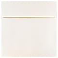 JAM Paper® Square Stardream Metallic Envelopes, 6" x 6", Gummed Seal, Opal, Pack Of 25 1 thumbnail image
