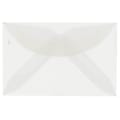 JAM Paper® Booklet Mini Envelopes, #3 Drug, Gummed Seal, Clear, Pack Of 25 1 thumbnail image