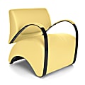 OFM Recoil Series Lounge Chair, Yellow/Black