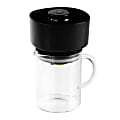 The London Sip 1.75-Cup VacOne® Air Brewer Coffeemaker, Clear/Black 1 thumbnail image